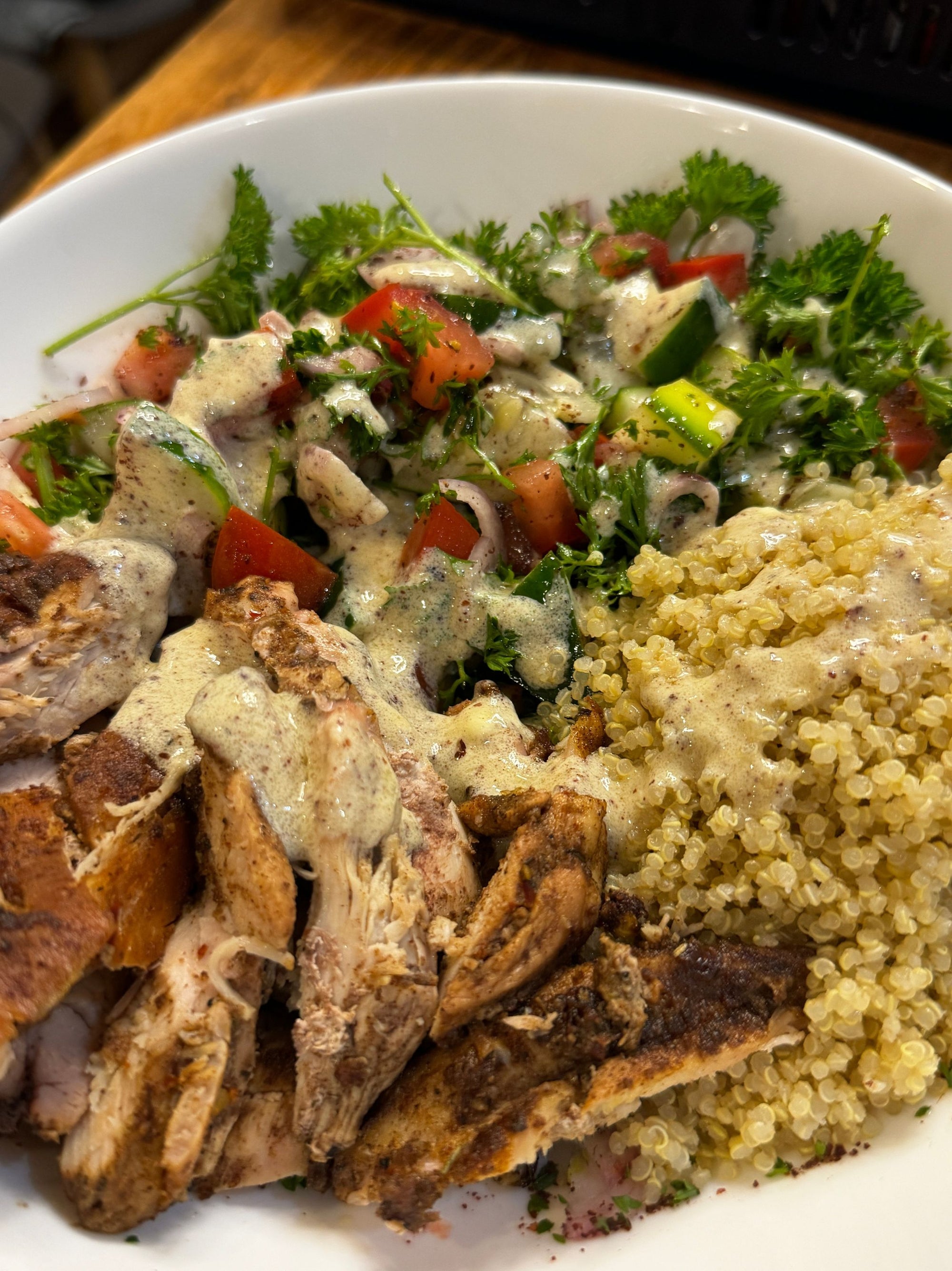 Mediterranean Chicken Quinoa Salad