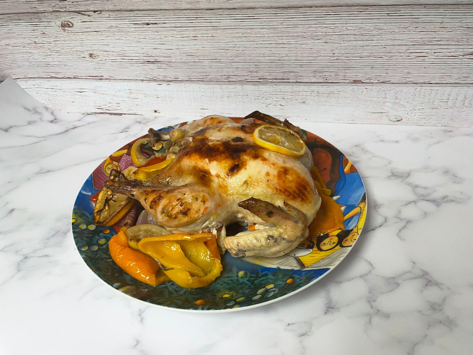 Easy Konfi Piman Baked Chicken