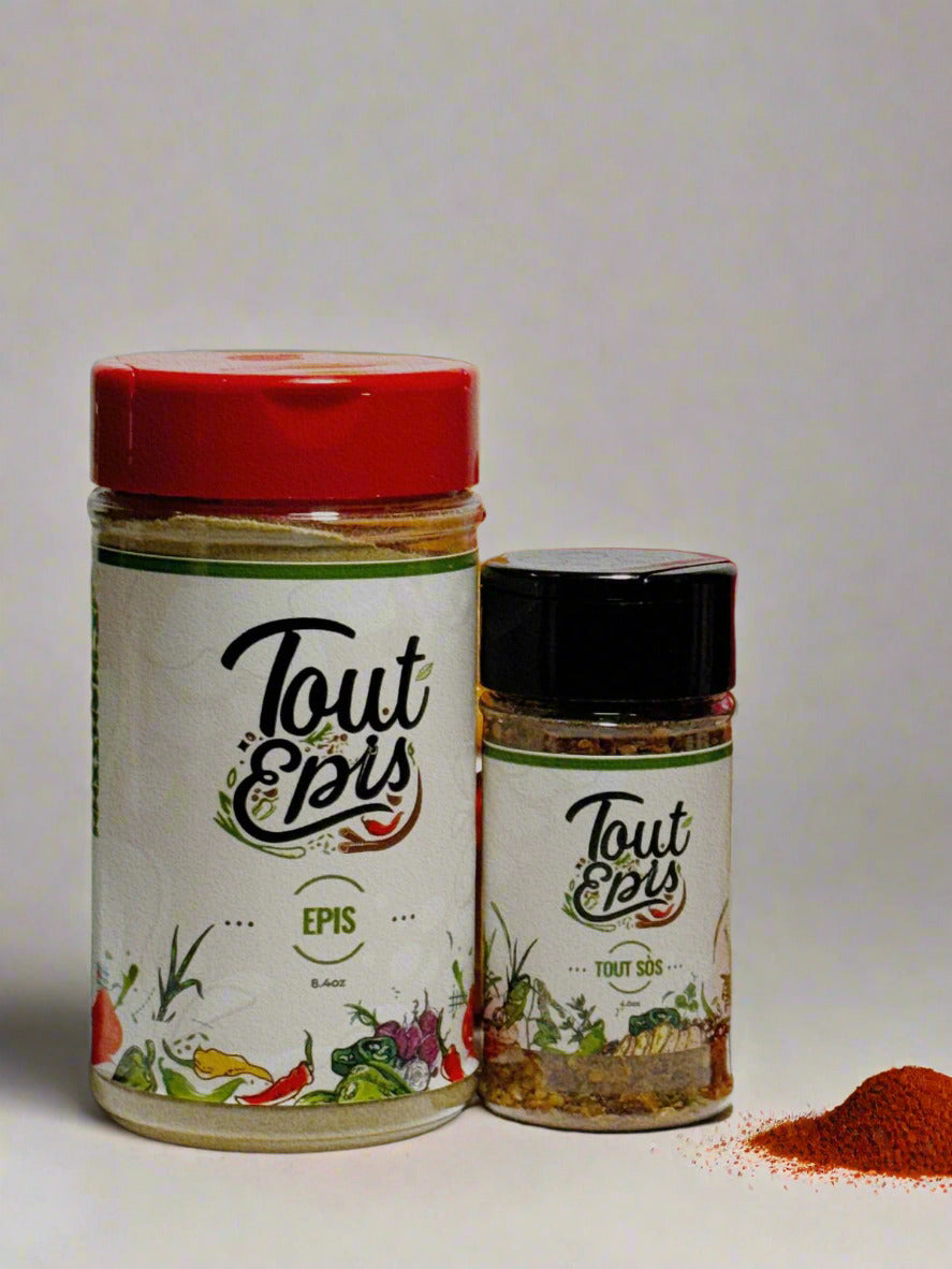 Starter Kit – Organic Caribbean spice sampler by ToutEpis

Two handcrafted spice blends for healthy, flavorful cooking